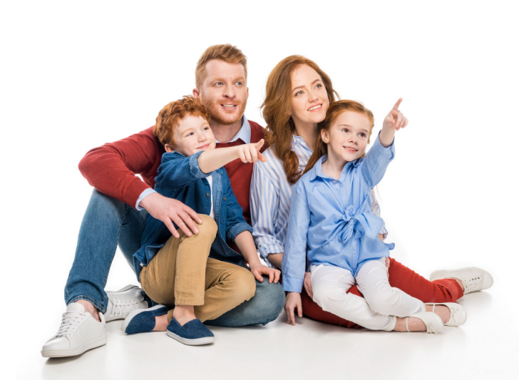 Famille heureuse